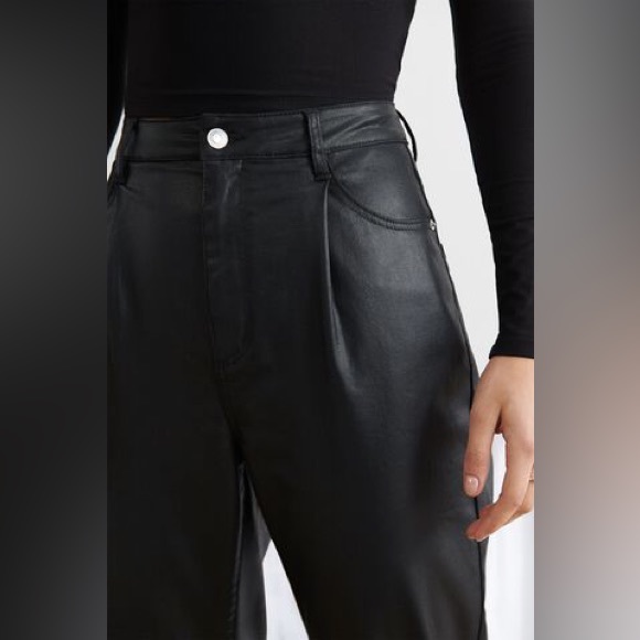 DYNAMITE COATED LEATHER JEANS - Picture 3 of 7